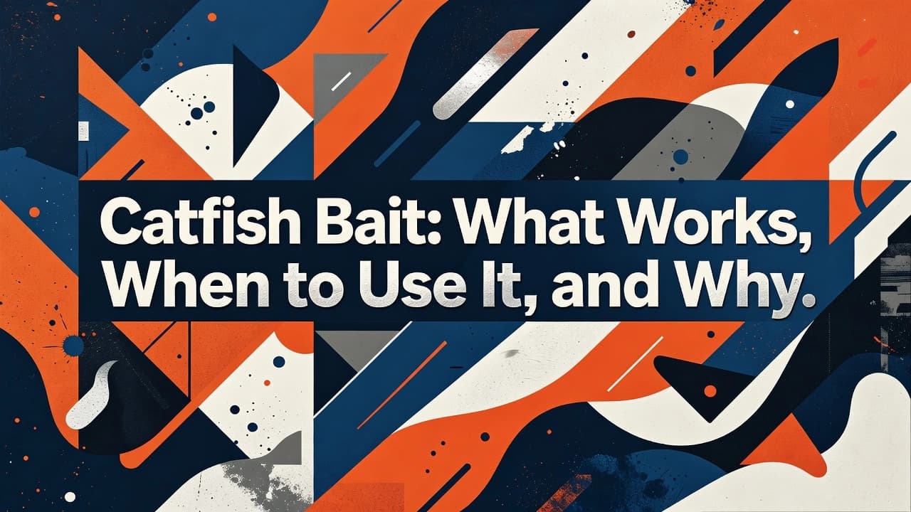 Professional header image for list-based article: Catfish Bait: What Works, When to Use It, and Why