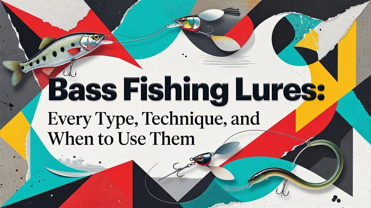 Professional header image for list-based article: Bass Fishing Lures: Every Type, Technique, and When to Us...