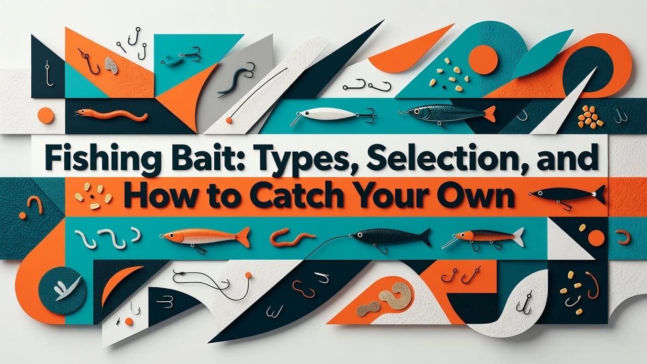 Professional header image for list-based article: Fishing Bait: Types, Selection, and How to Catch Your Own