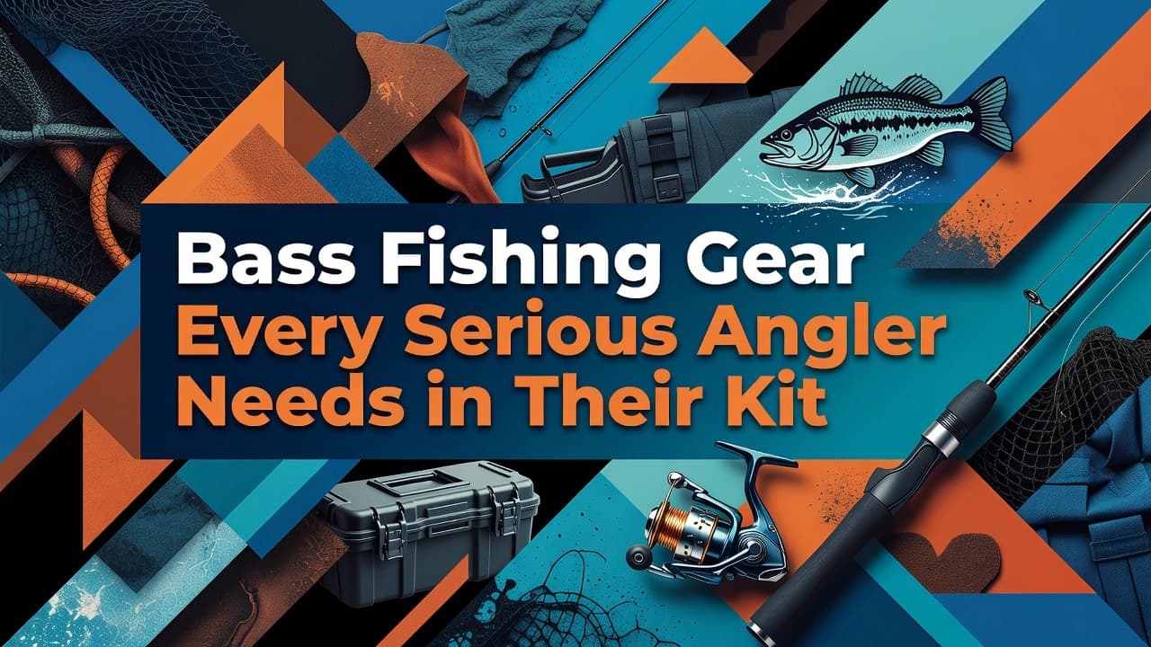 Professional header image for list-based article: Bass Fishing Gear Every Serious Angler Needs in Their Kit