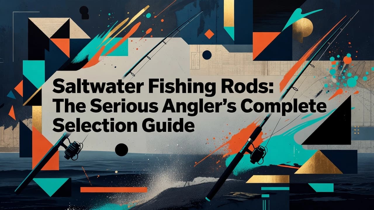 Professional header image for list-based article: Saltwater Fishing Rods: The Serious Angler's Complete Sel...
