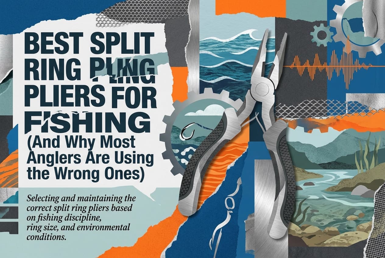 Professional header image for list-based article: Best Split Ring Pliers for Fishing (And Why Most Anglers ...