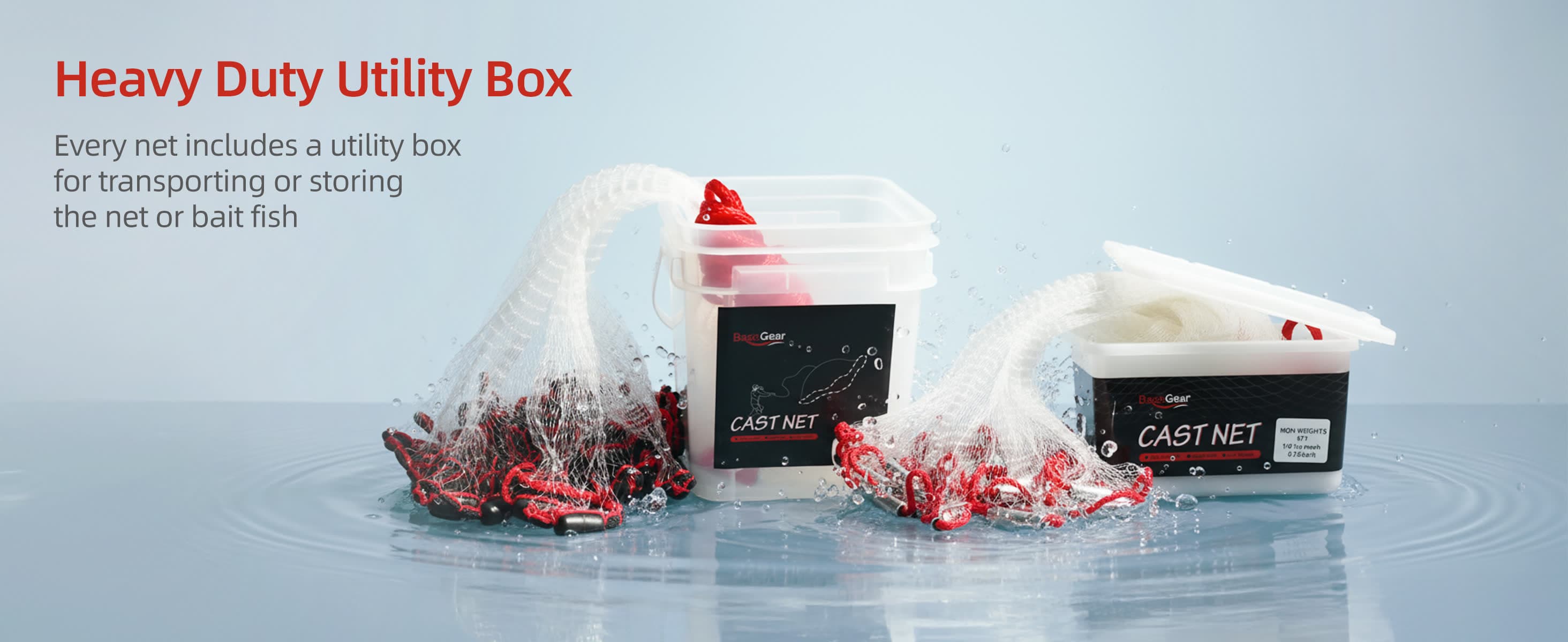 Cast Net — Basic Series — from BasicGear, detail 2