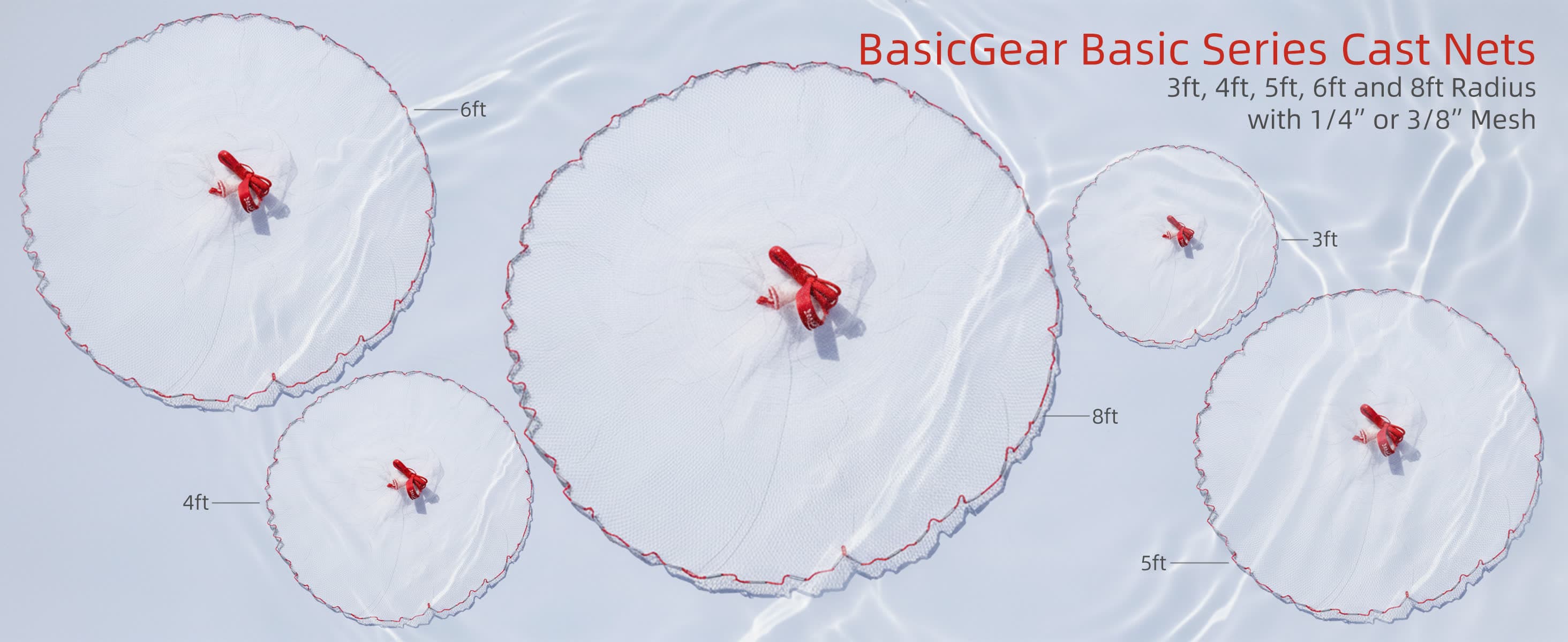 Cast Net — Basic Series — from BasicGear, detail 3