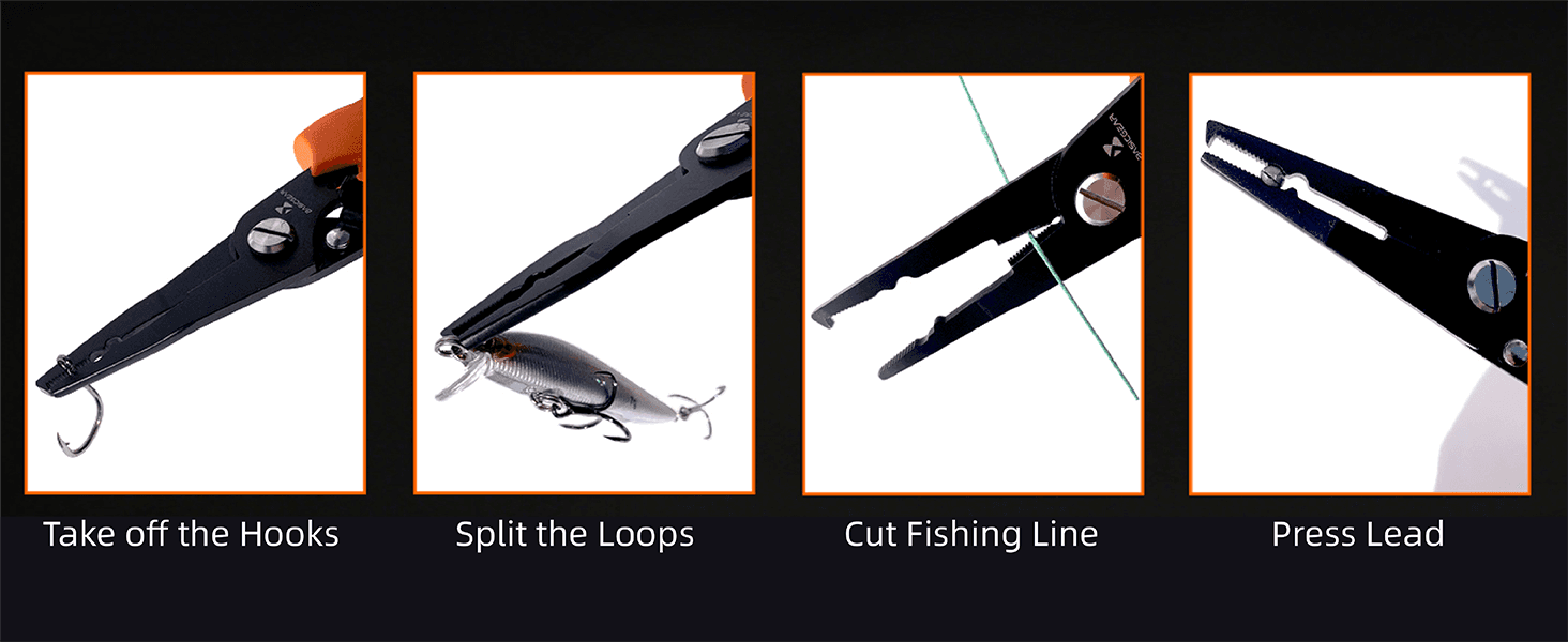 Compact 7" Fishing Pliers — from BasicGear, detail 1