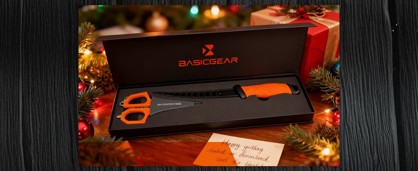 Fishing Fillet Knife and Multi-Tool Scissors Set — from BasicGear, detail 3