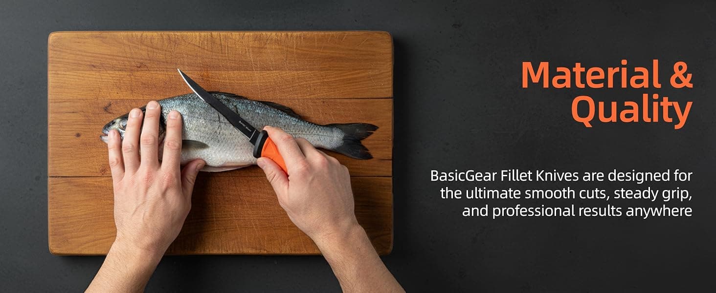 Fishing Fillet Knife Set of 4 — from BasicGear, detail 3