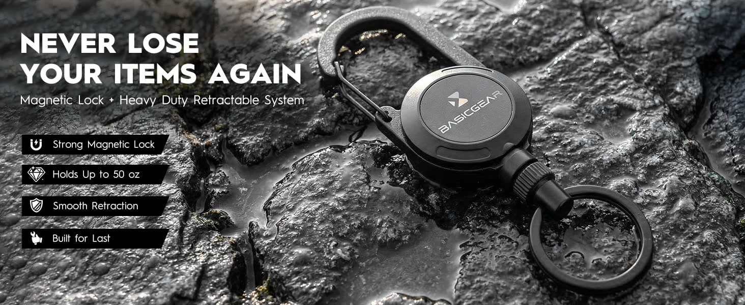 Magnetic Zinger Carabiner — from BasicGear, detail 1