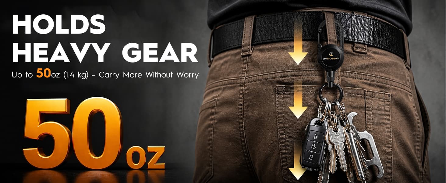 Magnetic Zinger Carabiner — from BasicGear, detail 3