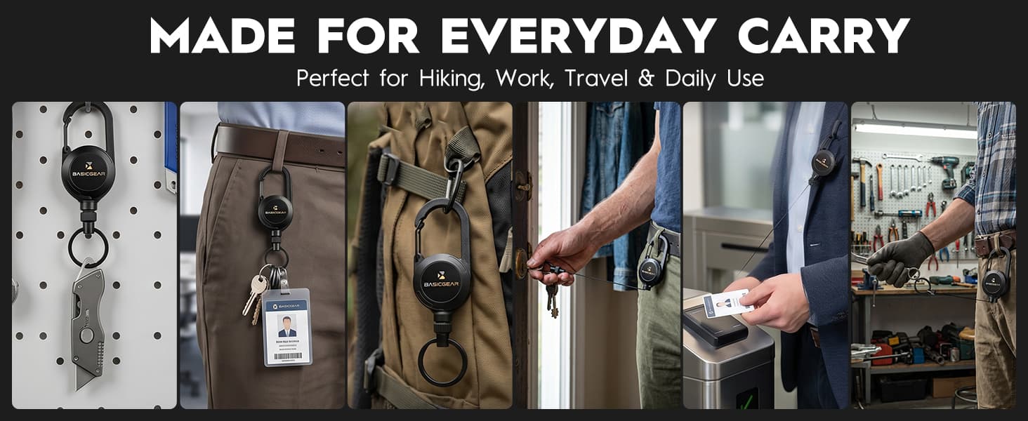 Magnetic Zinger Carabiner — from BasicGear, detail 4