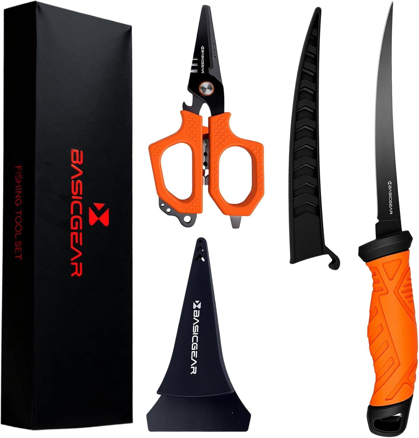 Fishing Fillet Knife and Multi-Tool Scissors Set