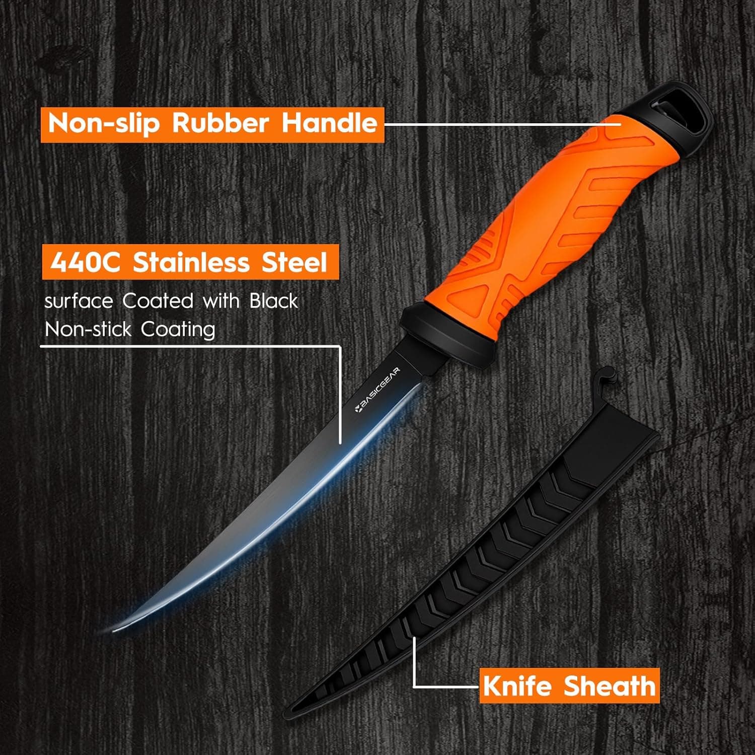 Fishing Fillet Knife and Multi-Tool Scissors Set — image 2