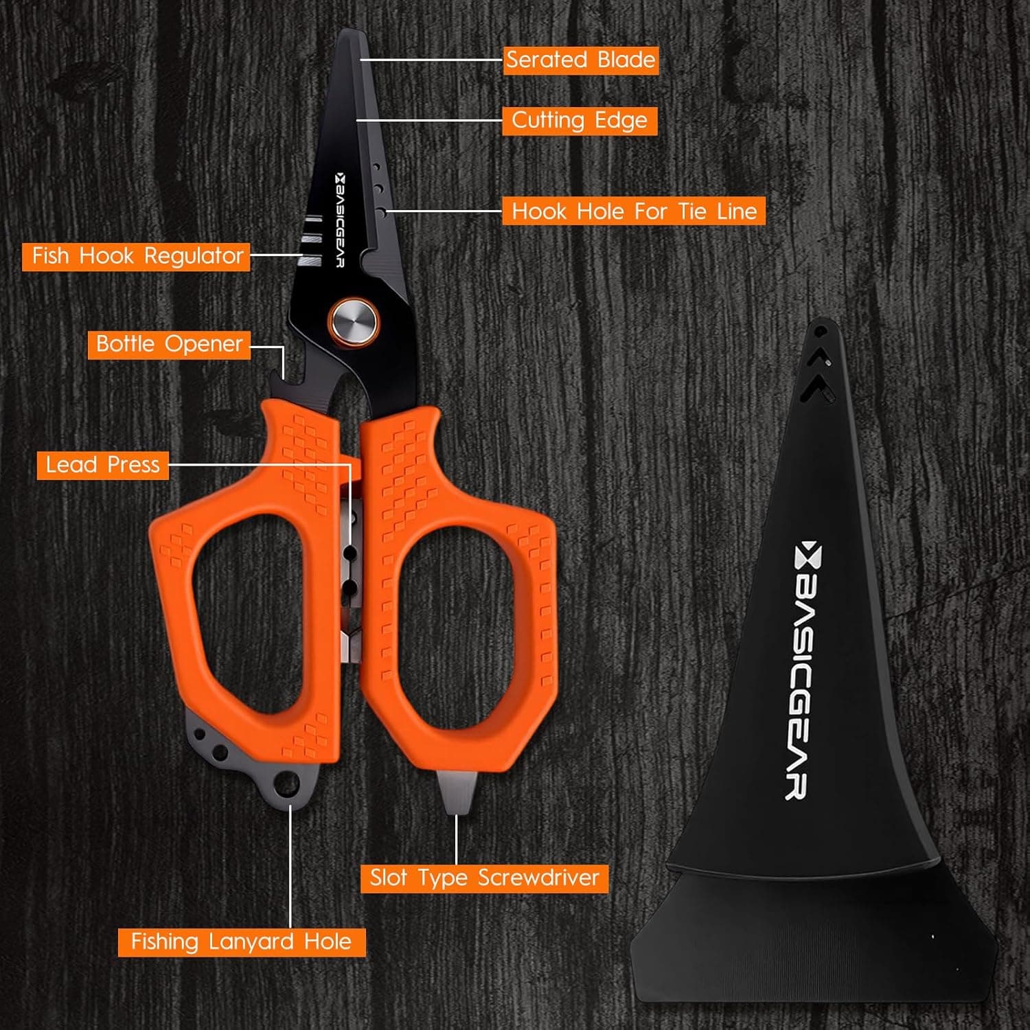 Fishing Fillet Knife and Multi-Tool Scissors Set — image 3