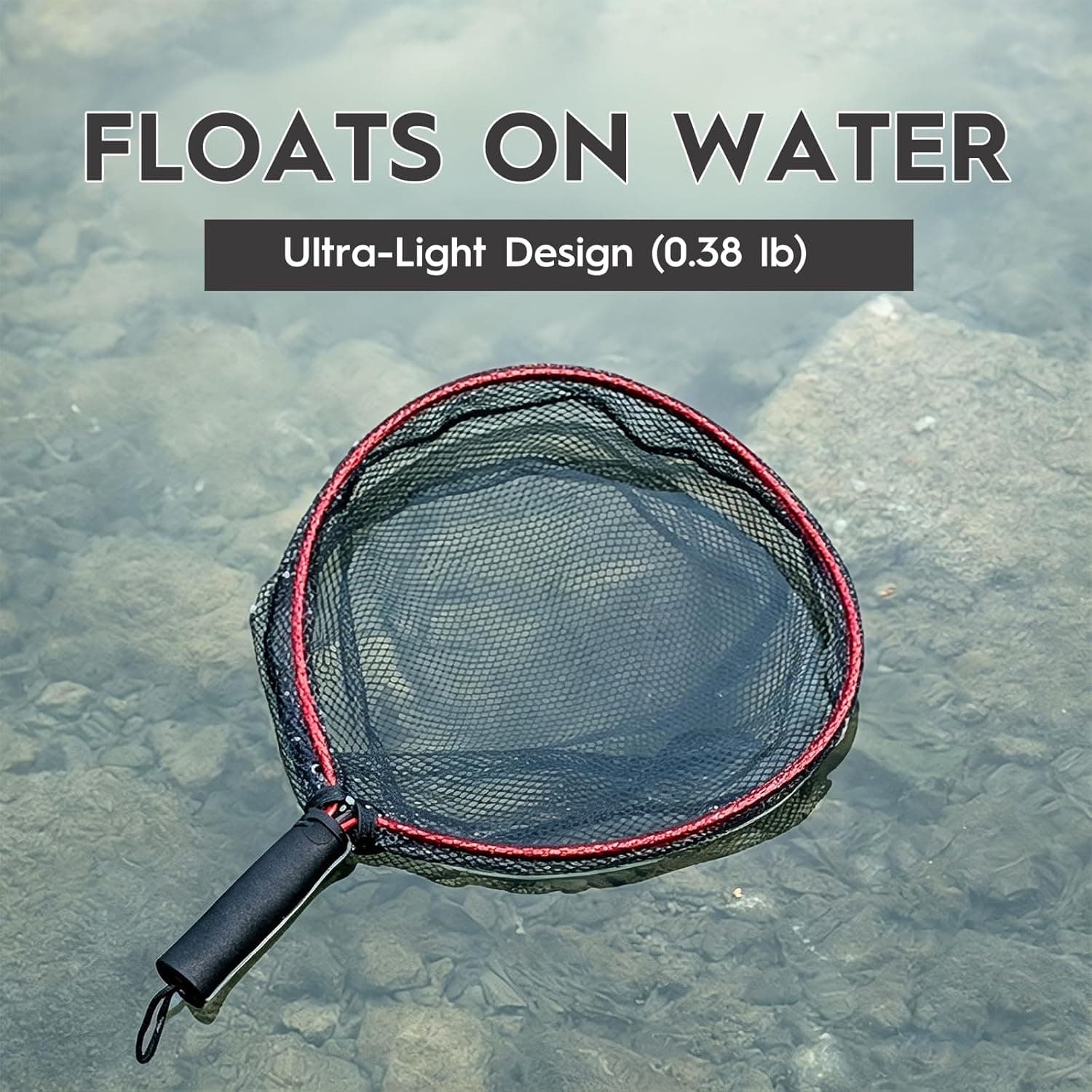 Ultra-Light Aluminum Landing Net — Rubber Coated — image 2