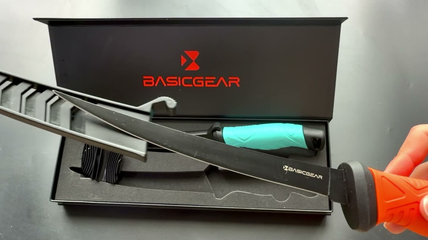 BasicGear Fillet Knife Set — Product Demo