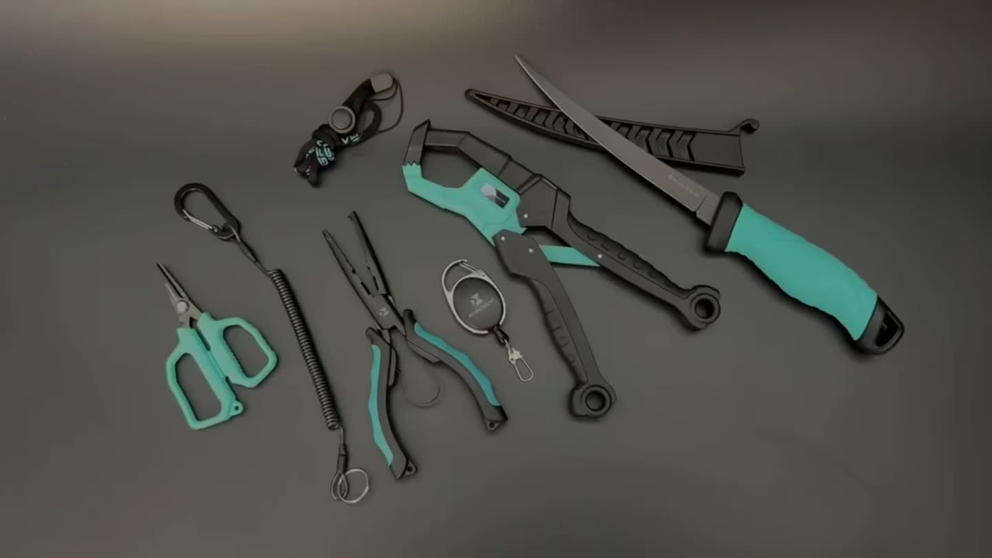 BasicGear 6-Piece Fishing Tool Set — Product Demo