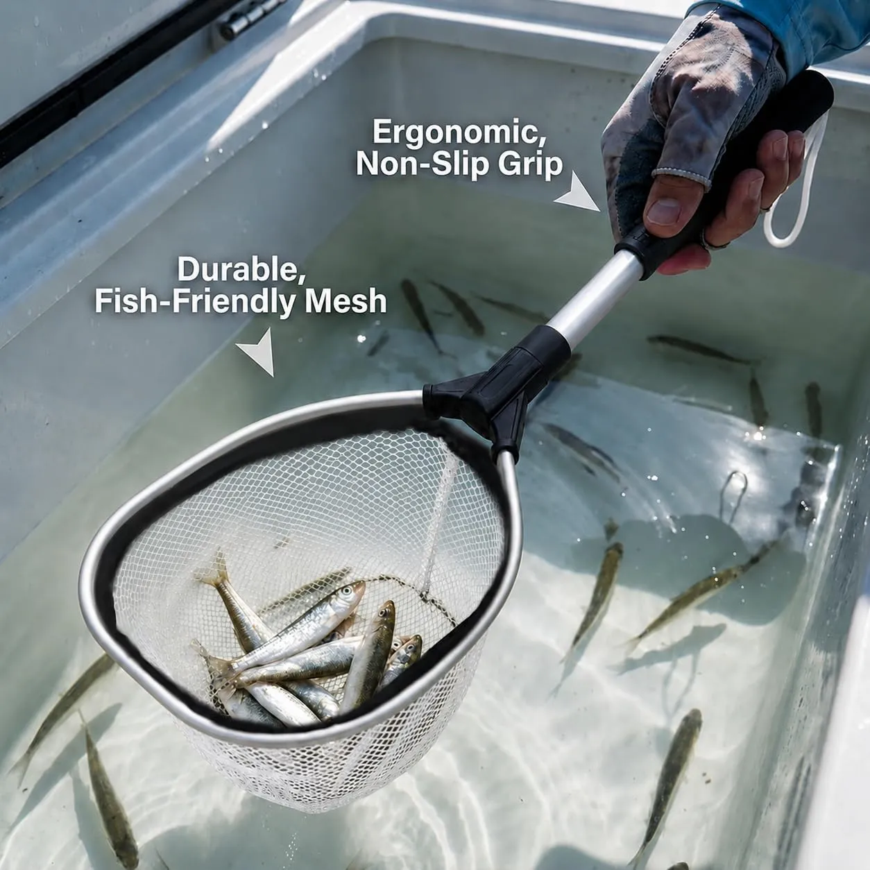 Pro Baitwell Net — 6063 Aluminum — image 2