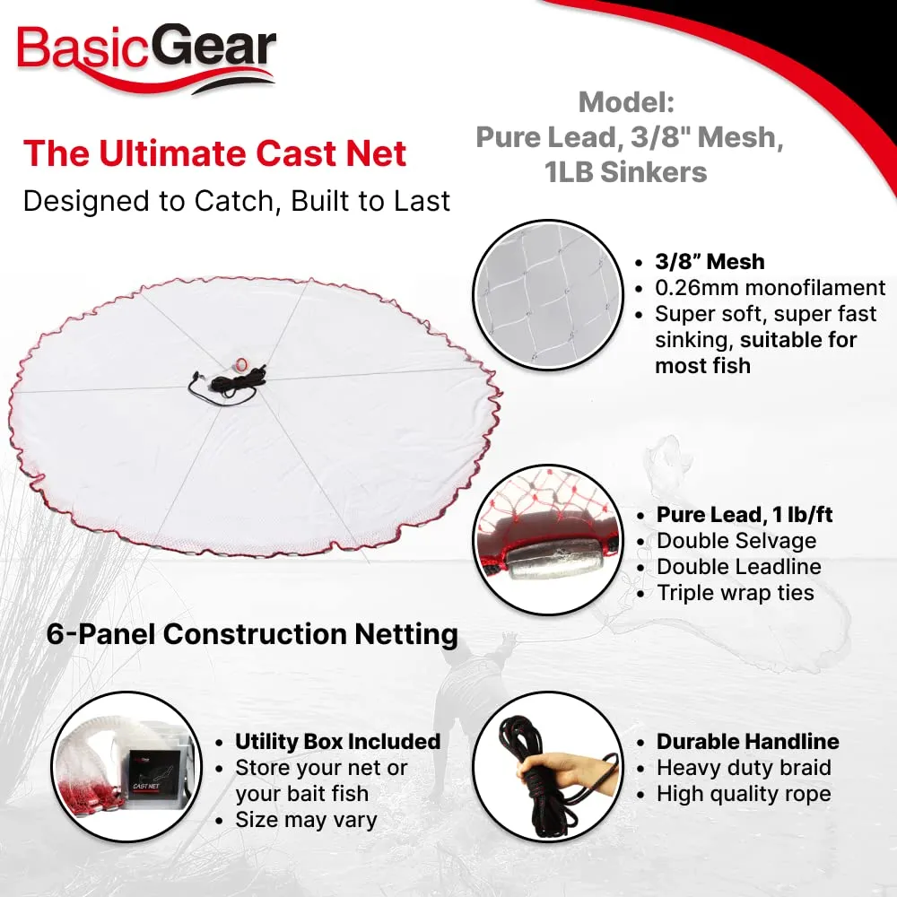 Cast Net — Heavy Lead 1 lb — image 2
