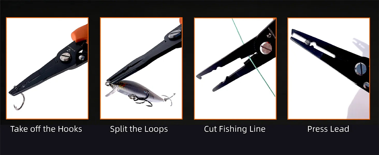 Compact 7" Fishing Pliers — from BasicGear, detail 2