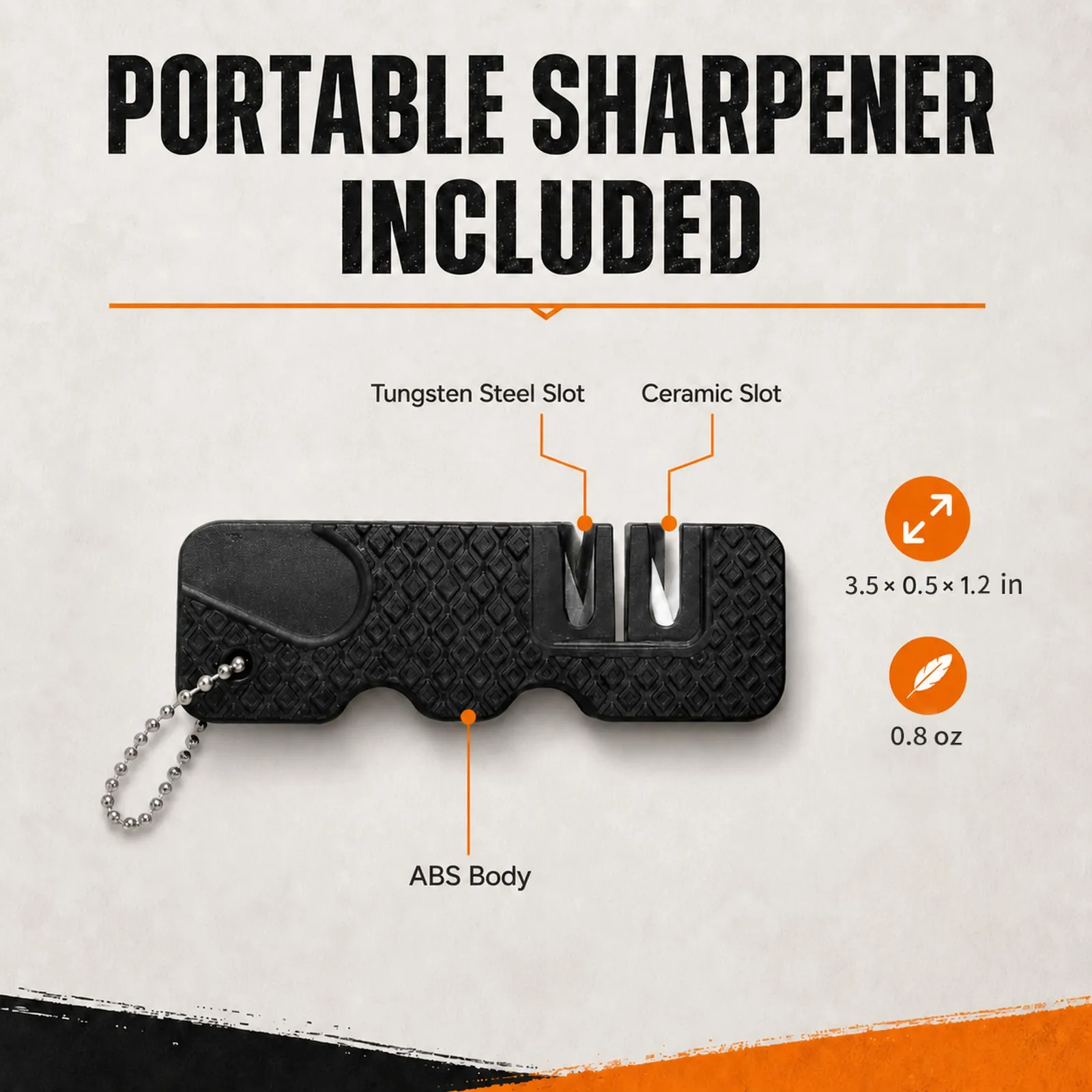 2-Piece Fillet Knife Set with Sharpener — image 7