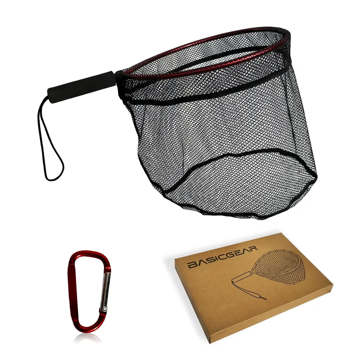 Ultra-Light Aluminum Landing Net — Nylon Mesh — image 1