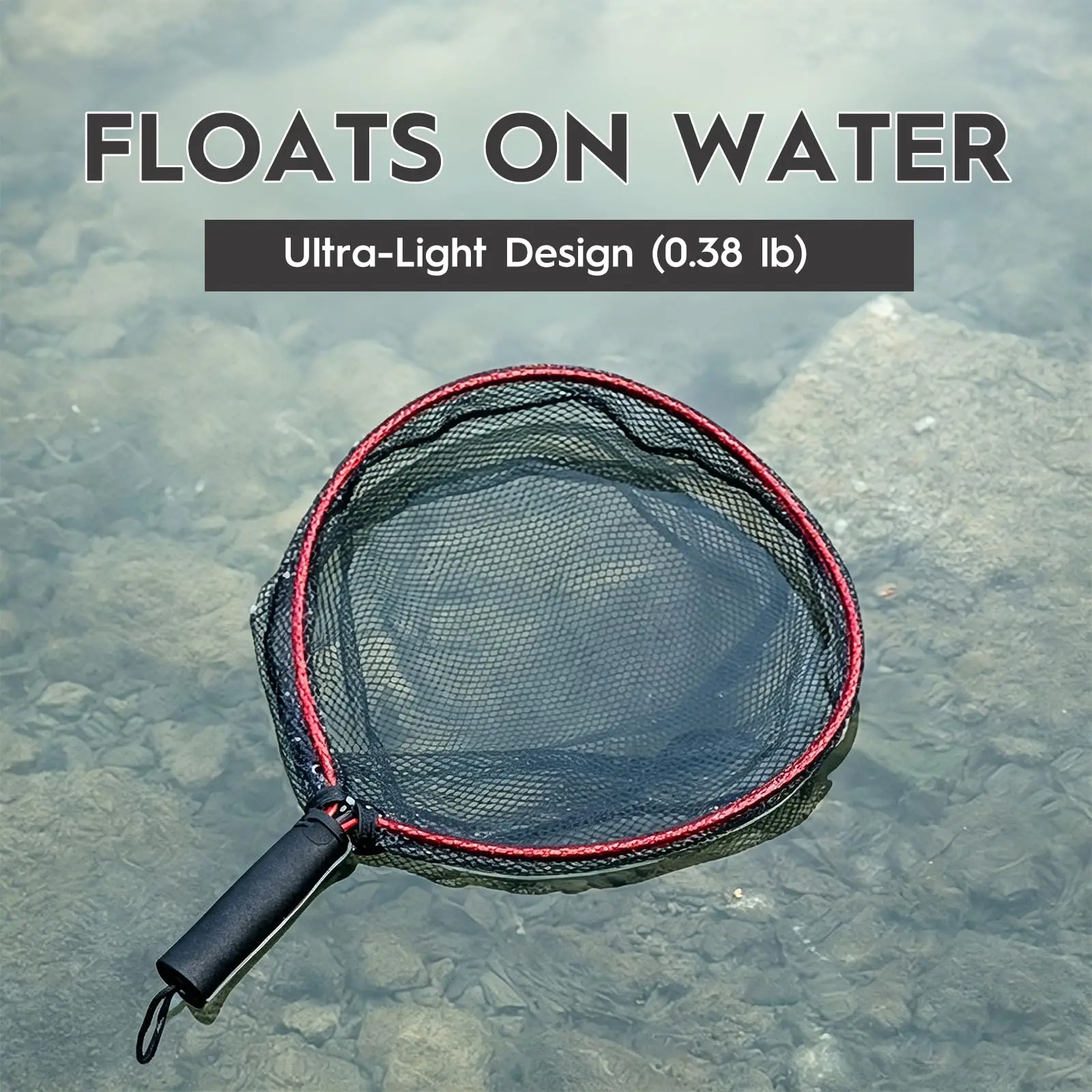 Ultra-Light Aluminum Landing Net — Rubber Coated — image 2