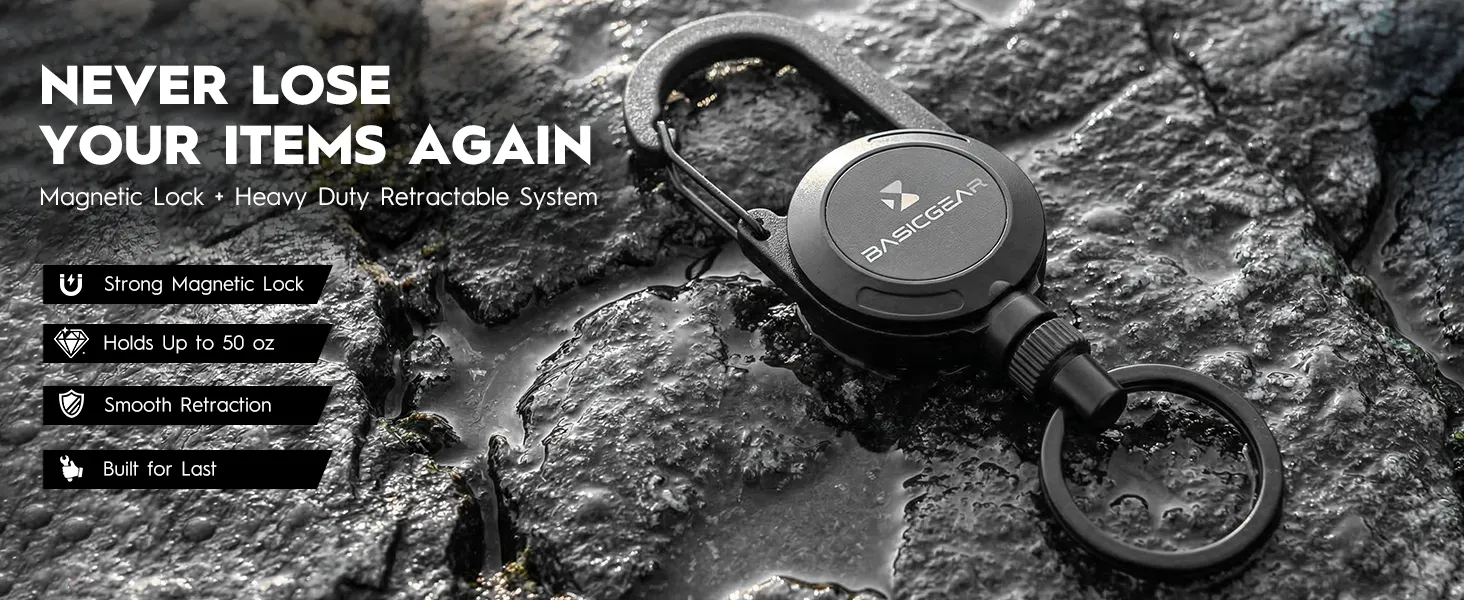 Magnetic Zinger Carabiner — from BasicGear, detail 1