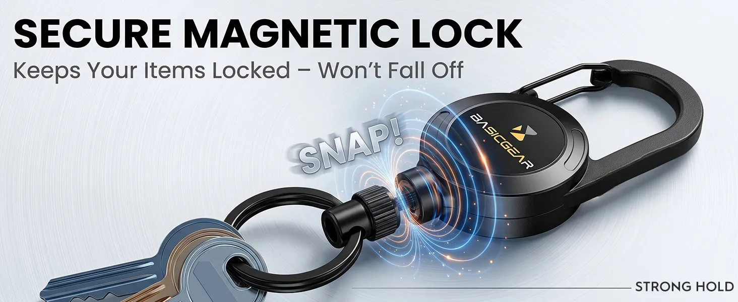 Magnetic Zinger Carabiner — from BasicGear, detail 4