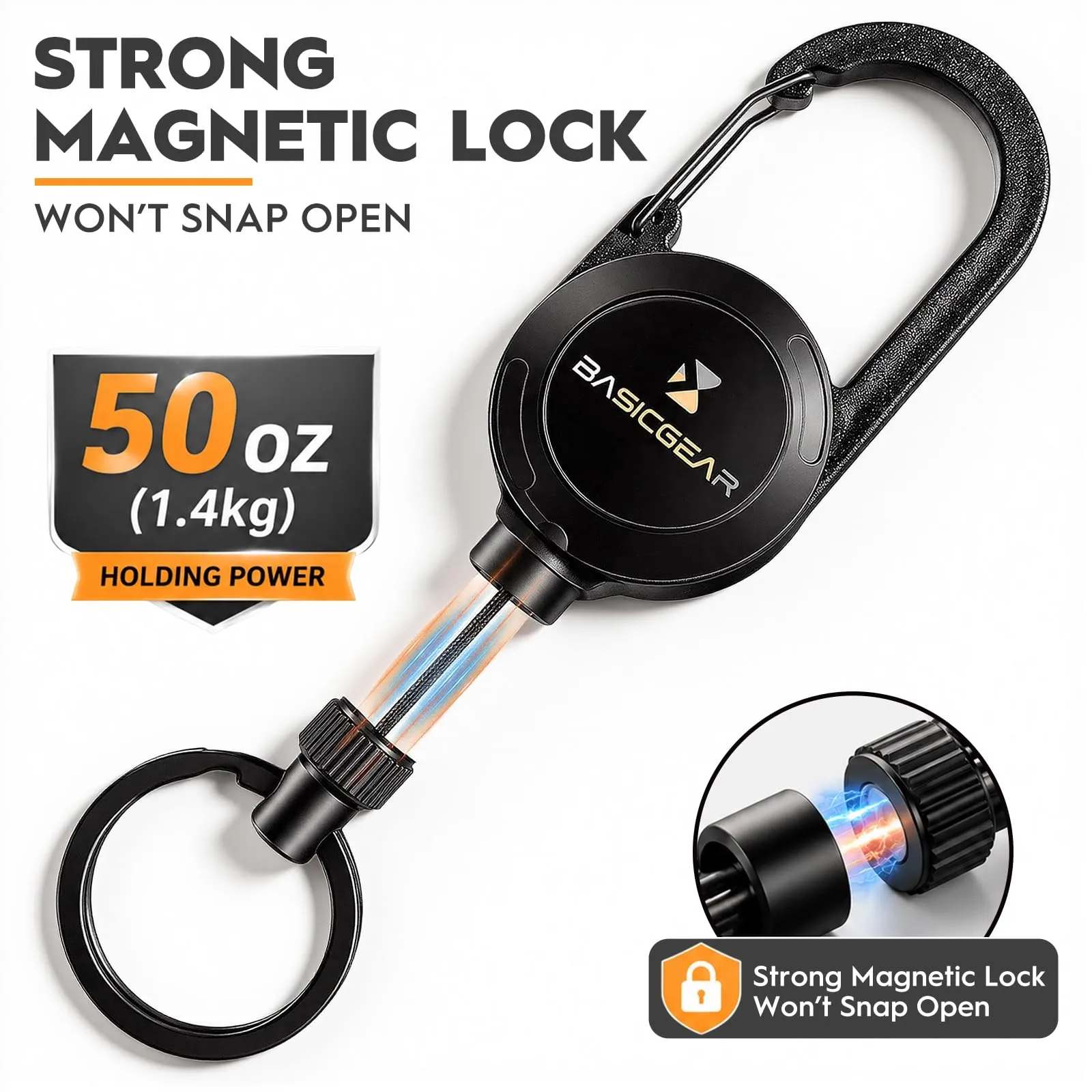 Magnetic Zinger Carabiner — image 3
