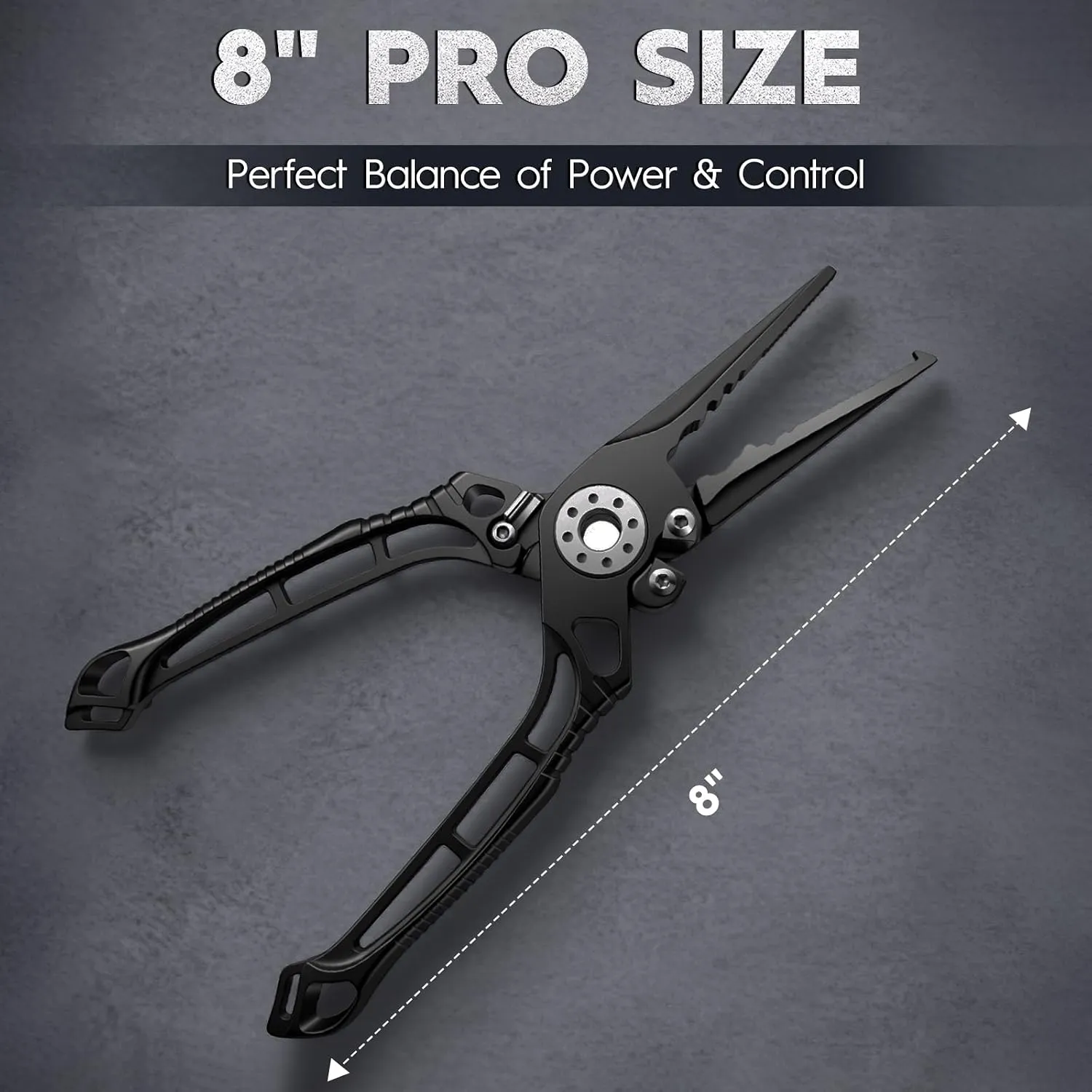 Pro Fishing Pliers — 8" 17-4PH — image 4
