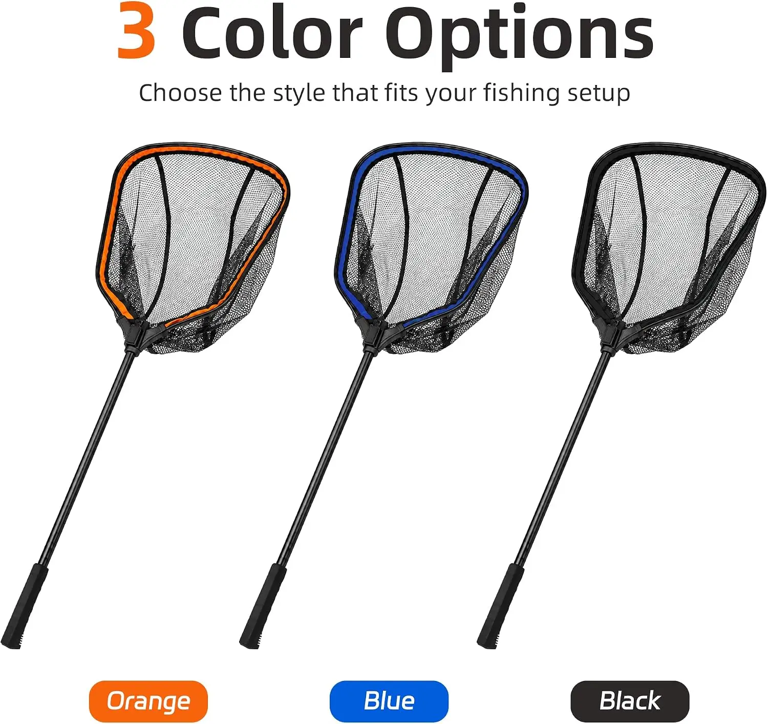 Square Landing Net — 20" Telescopic — image 9