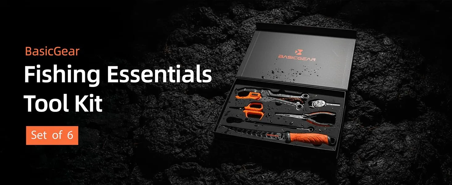 6-Piece Fishing Tool Set — from BasicGear, detail 1