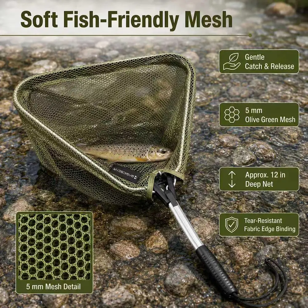 Foldable Triangle Landing Net — image 3