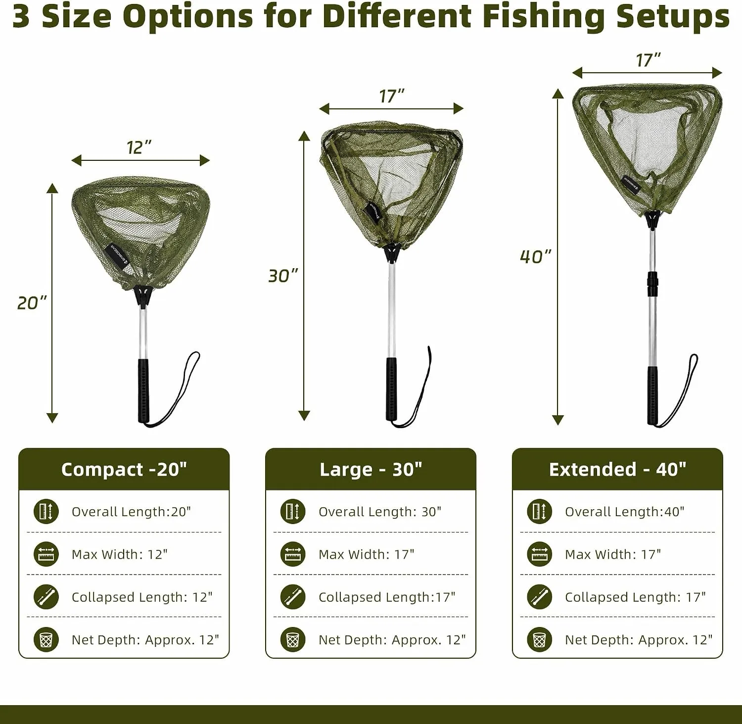 Foldable Triangle Landing Net — image 4
