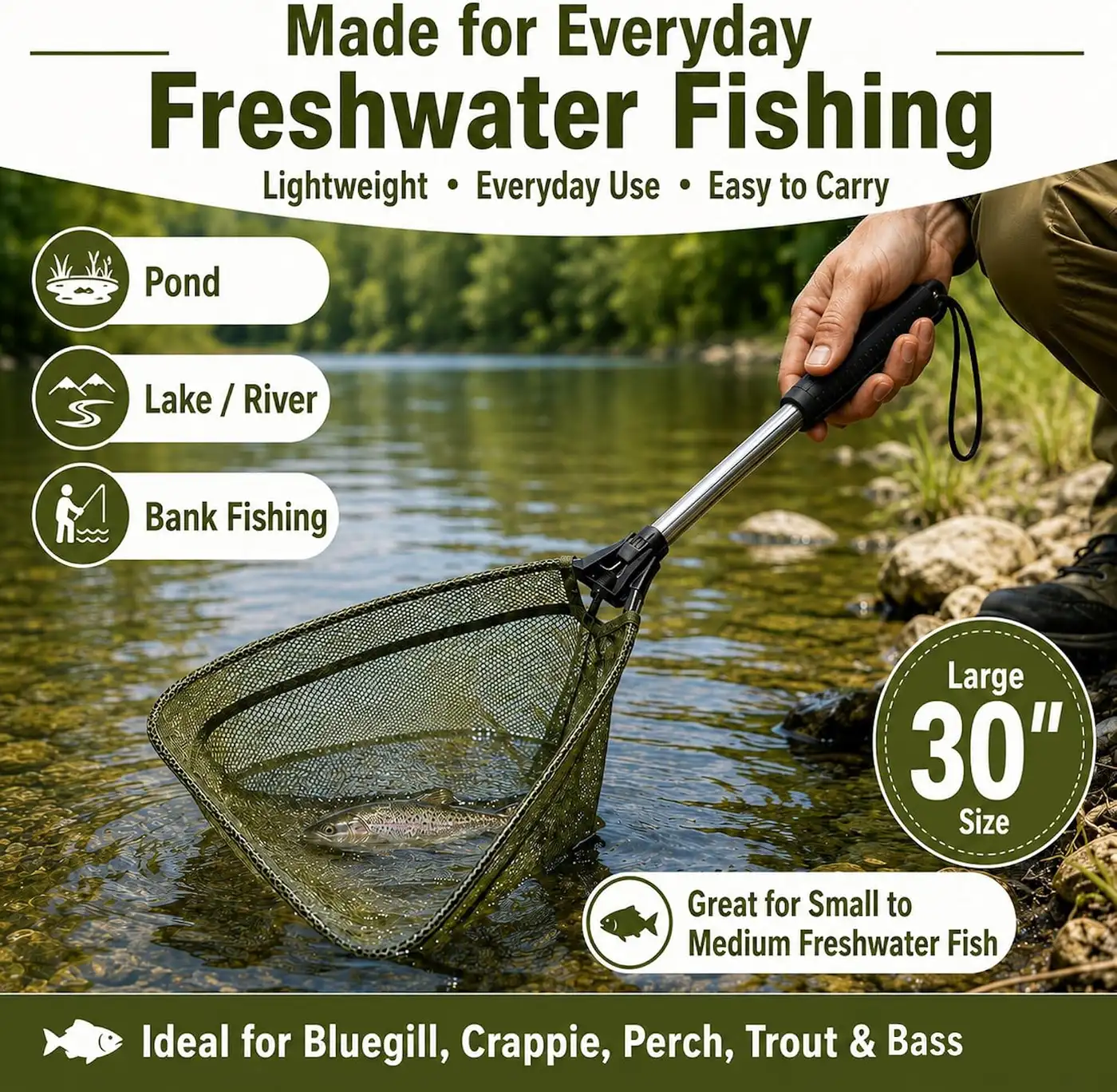 Foldable Triangle Landing Net — image 6
