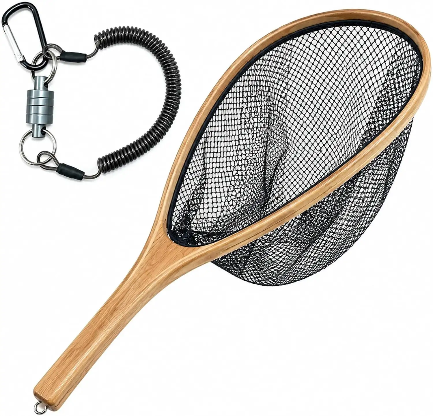Handmade Wood Landing Net — image 1
