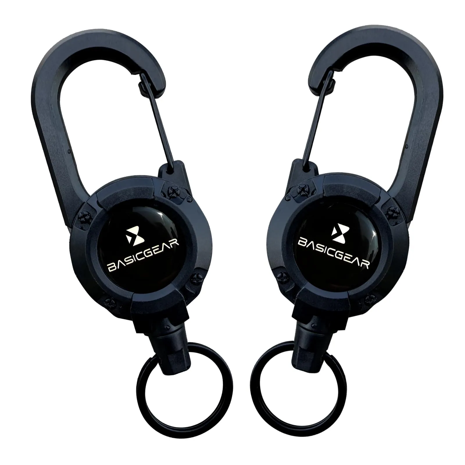 Zinger Retractable Keychain 2-Pack — ABS Carabiner — image 1