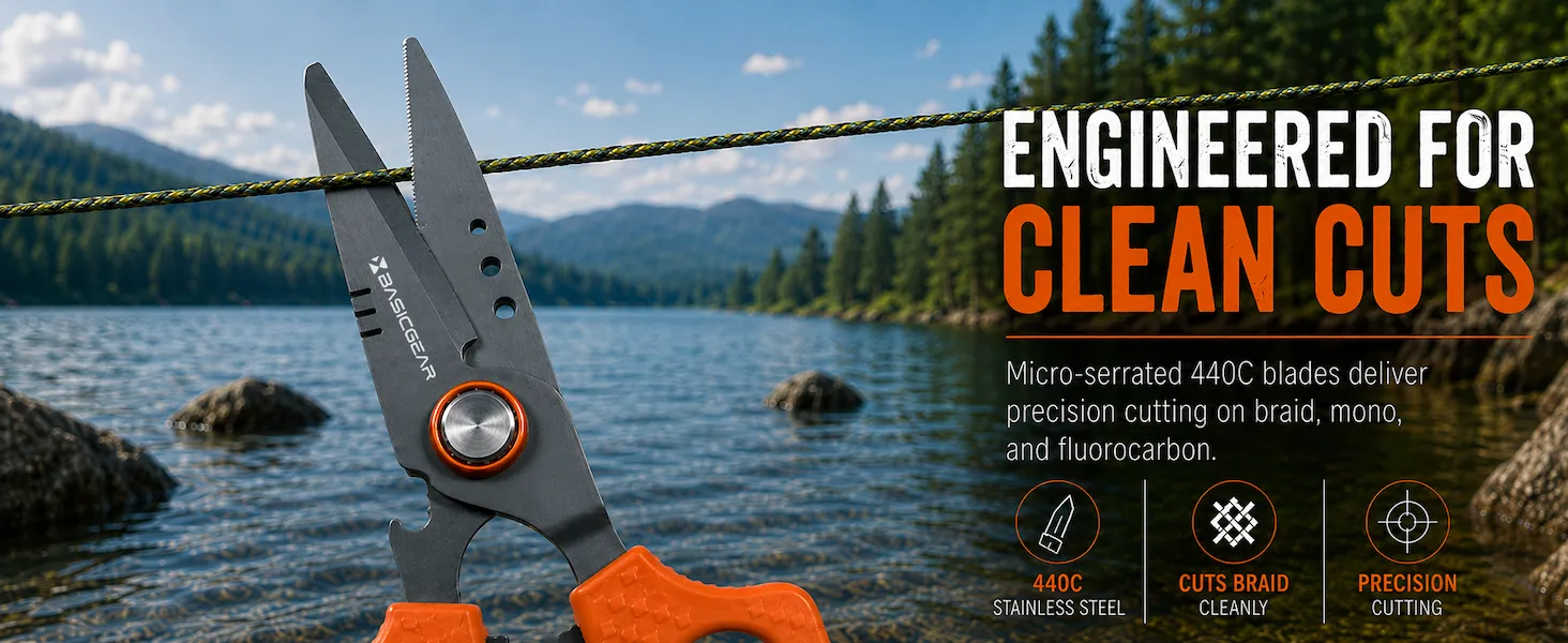 Fishing Scissors + Zinger — from BasicGear, detail 3