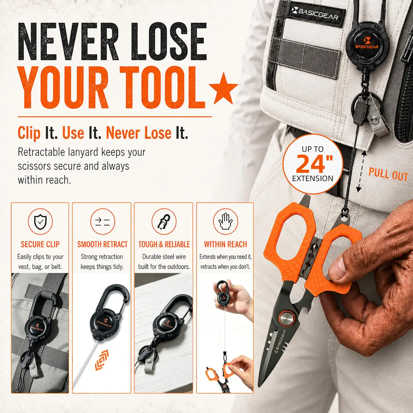 Fishing Scissors + Zinger — image 6